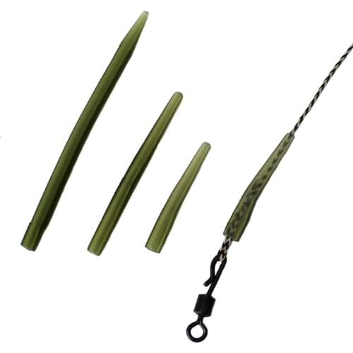 20PCS Carp Fishing Anti Tangle Sleeve Helicopter Rig Tubing Hook Swivel Connector Sleeve for Fishing Line Protection Accessories