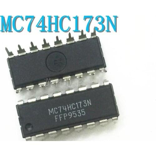 25PCS MC74HC173N 74LS173 HC173N DIP16 original In Stock IC NEW