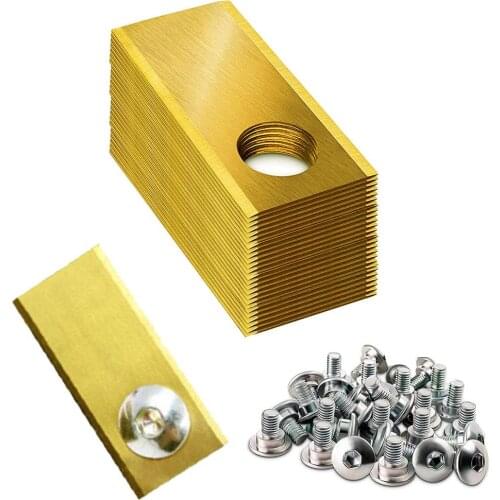 30 Pack Replacement Robotic Mower Blades 39*17.5*0.5mm Designed for Honda Miimo Garden Lawn Mower Tool