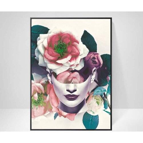 5D Diamond Mosaic Figure Woman Portrait Art DIY Diamond Painting Full Square Round Embroidery Home Decorations