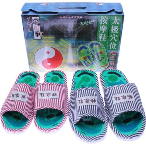 Acupuncture point massage shoes for female and male free size health care massage slipper Foot massage