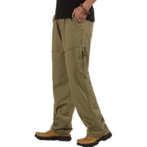New Arrival Cargo Pants Men Casual Cotton Military Long Trousers Men Baggy Multi-Pockets Tactical Pants Size 6XL Male Clothes