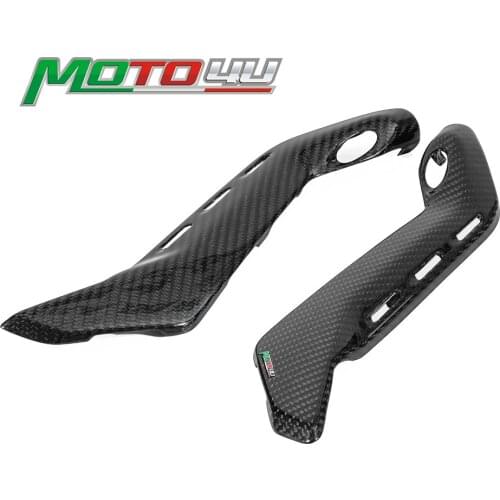 Real Carbon Fiber Motorcycle Seat Side Subframe Covers Panels Fairings 100% Twill Weave For Ducati Panigale V4 / V4S 2018 2019