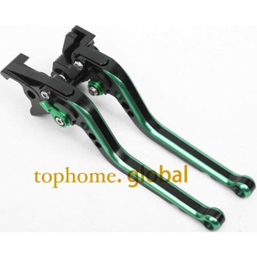 CNC Motorcycles Brake Clutch Levers Regular size Mixed Black&Green Color For Kawasaki ZX6R/ZX636R/ZX6RR 2000-2001 2002-2003 2004