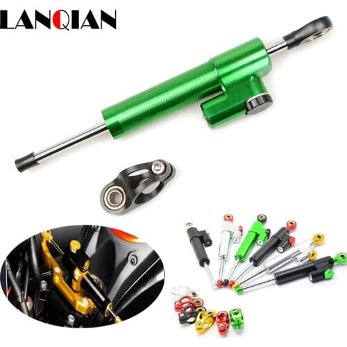 For Kawasaki ER-5 NINJA ZX6R ZX7R Ninja 1000 1000R 300R 400R Motorcycle Stabilizer Damper Complete Steering Mounting Bracket