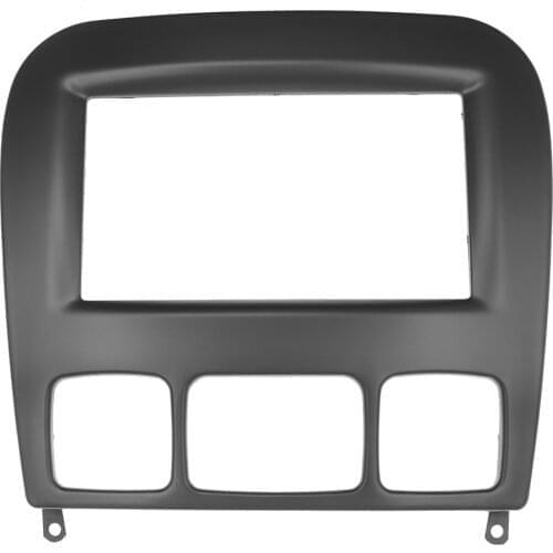Double Din Fascia Stereo Panel for BENZ S CLASS W220 2din Frame Radio Refitting Dash Mounting Installation Trim Kit Face