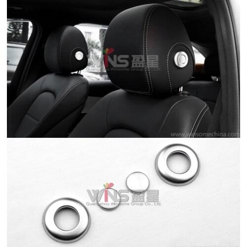 Pillow Button For Mercedes Benz ML W166 GLE GL GLS red silver Decorative Cover Trim Interior Mouldings Styling Accessories