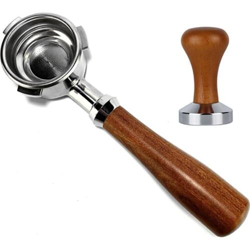 Coffee Bottomless Portafilter for Breville 870/878/880 Filter 54MM Filter Coffee Tamper Espresso Coffee Accessories