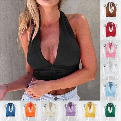 LAUKEXIN Women's Cropped Tank Tops