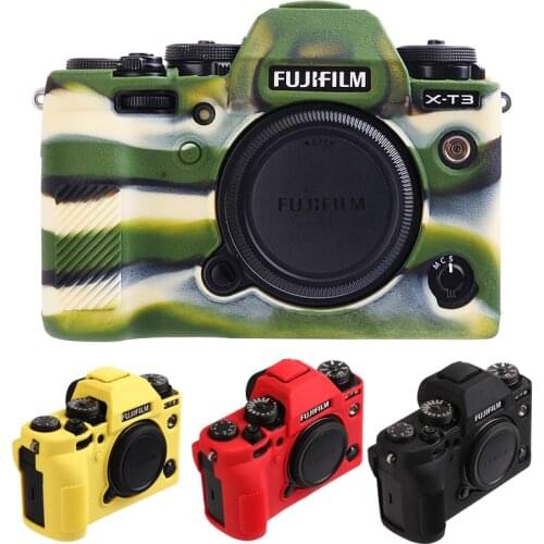 Soft Silicone Rubber Camera Protective Body Case Skin For Fujifilm Fuji X-T3 XT3 Camera Bag protector cover
