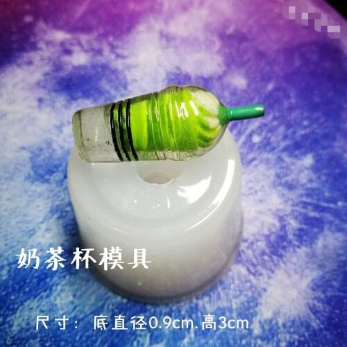 New handmade Silicone Mould Resin Decorative Craft DIY Mini Milk tea cup Mold epoxy resin molds for jewelry making tool