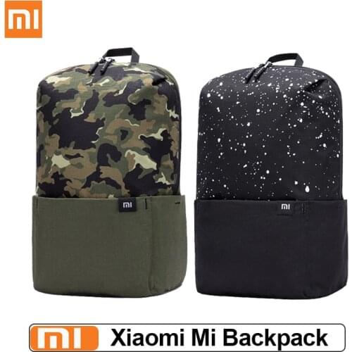 Original Xiaomi Mi Small Backpack Leisure Sports Chest Pack Bag Camouflage Unisex 10L Bag for Men Women Student Traveling Bag