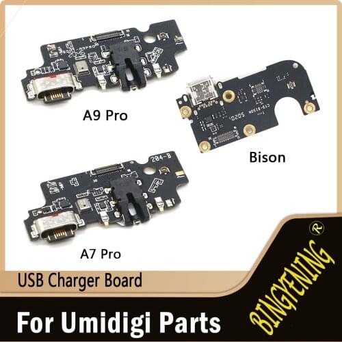 Original USB Plug Charge Board For Umidigi A9 Pro/A7 Pro/A7S/A9 Flex Cables Charging Module Cell Phone Mini USB Port