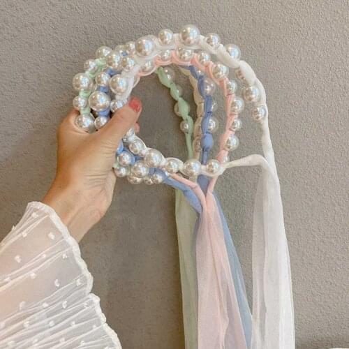 Pearl Hairbands For Women Hair Accessories Designer Band Flower Hoops Bow Wedding Headband Metal Bridal Headwear Bands Clip