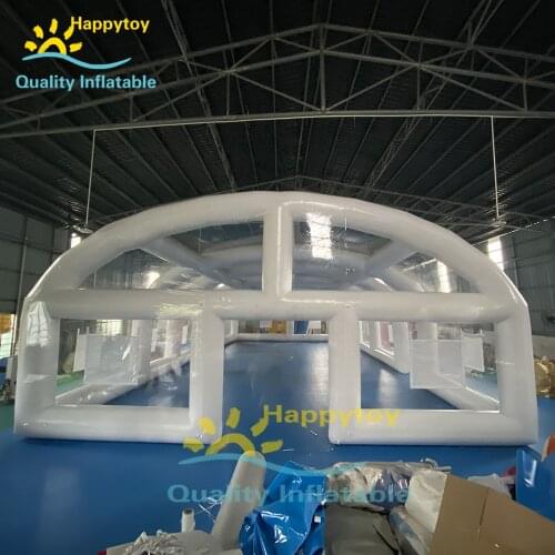 Transparent Inflatable advertising structure tent inflatable tennis tent pool dome igloo