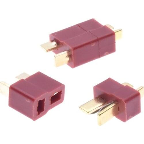 20PCS/10Pairs T Plug Deans Connectors For RC LiPo Battery Helicopter Male & Female Connector Assortment Kit