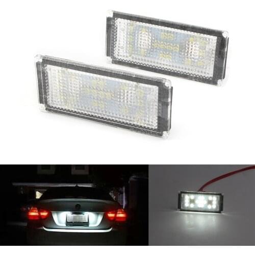Car Tail License Plate Light 12V 18SMD LED Lamp Bulb for BMW E66 E65 7 Series 4D 2001 2002 2003 2004 2005 2006 2007 2008