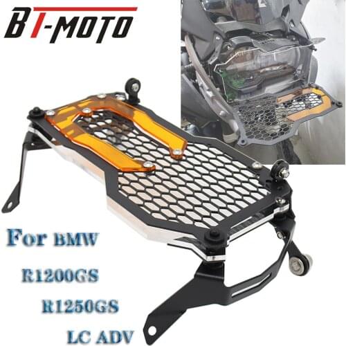 Motorcycle Accessories Decoration Flipable Headlight Protector Grille Guard Cover Protection Grill For BMW R1200 R1250 GS LC ADV