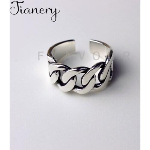 JIANERY Romantic Silver Color Hollow Rings For Women Bohemian Vintage Jewelry Adjustable Size Finger Rings