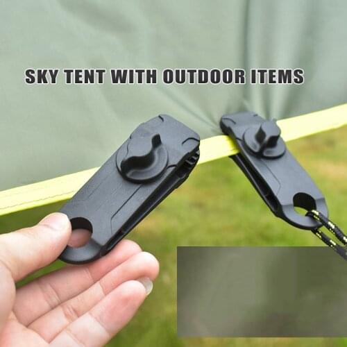 1PC Awning Wind Rope Clips Tent Canopy Hook Clip Outdoor Wind Rope Clamps Tighten Tools Mountaineering Camping Accessories