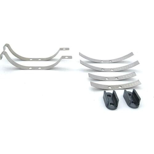 2 Pair Steel Shock Absorber Leaf Springs Suspension for WPL D12 B14 B24 B16 B36 RC Truck Car Upgrade Parts Accessories