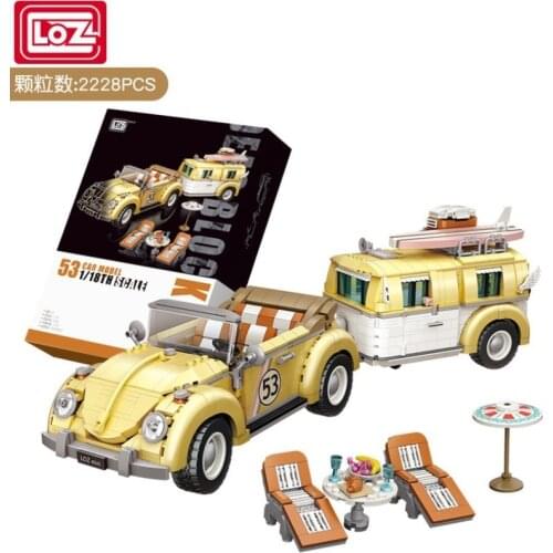 2228PCS LOZ Blocks Mini Wagon Estate Car Model Building Bricks for Children Educational Gifts Fun Toy Kids Brinquedos Boy 1130