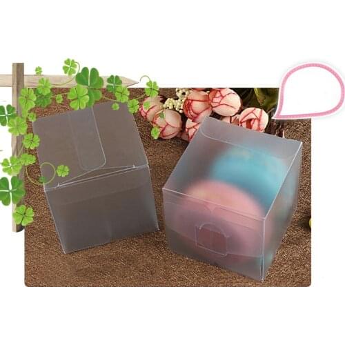 300pcs 6*6*6cm Frosted Pvc Box Plastic Clear Box Gift Boxes For Jewellery/Candy/food Packaging Display Boxes Diy Cases Storage