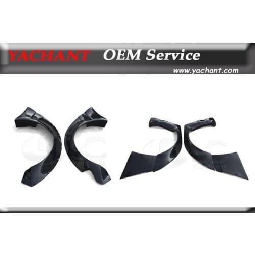 Car-Styling Fiber Glass FRP 6 Pcs Fender Bodykit Fit For 89-94 180SX RPS13 RB Wide Body Style Over Fender Flare Kit