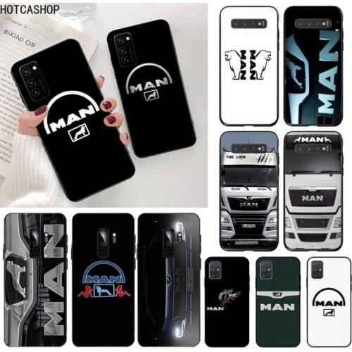 Man trucks logo Phone Case for Samsung S20 plus Ultra S6 S7 edge S8 S9 plus S10 5G lite 2020