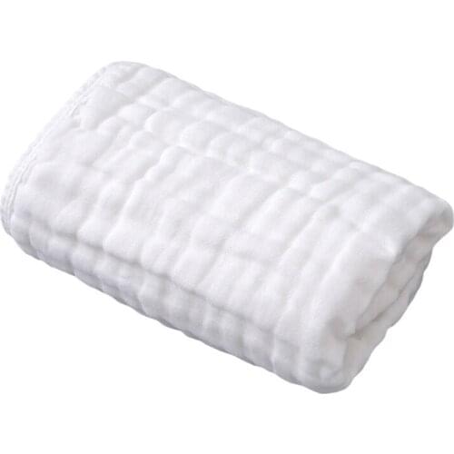 Baby Cotton Long Square Towel Gauze Bath Towel Newborn Feeding Towel Burp Cloth J60B