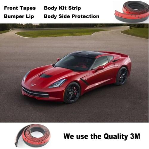 For Chevrolet Corvette Impala Trax Tracker / Car Bumper Lip / Body Kit / Front Rear Skirt Spoiler / Deflector Rubber Strip