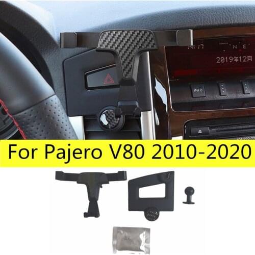For Mitsubishi Pajero V80 Shogun Montero Limited 2010-2019 Car Air Vent Mount Smartphone Holder Stand Mobile Phone Stable Cradle