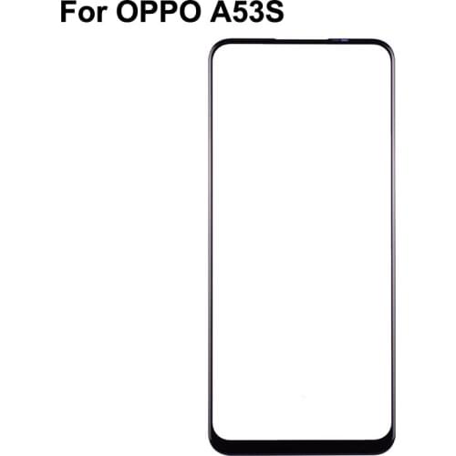 For OPPO A53S Front Outer Glass Lens Repair Touch Screen Outer Glass without Flex cable For OPPO A 53S