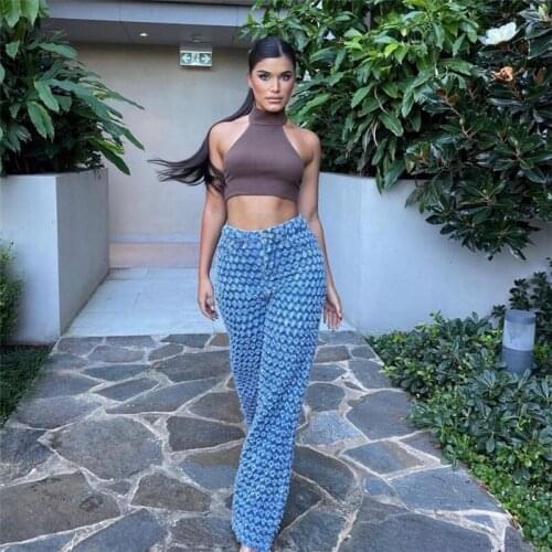 Женские прямые джинсы 圈圈快跑 China At AliExpress