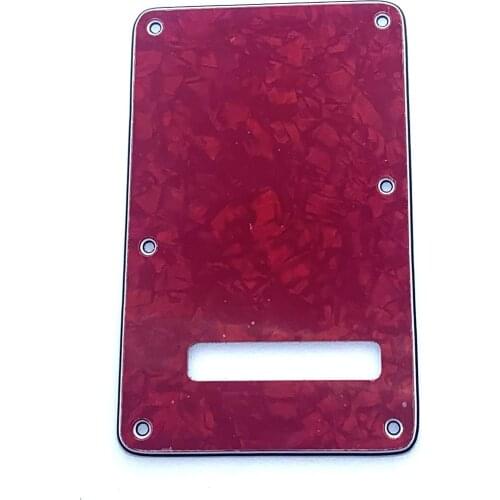 KAISH ST Style Guitar Back Plate Tremolo Trem Cover Red Pearl