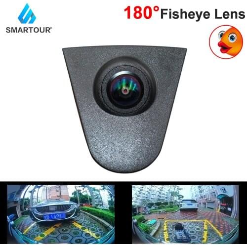 Smartour HD 180deg fisheye view Vehicle logo Front view camera for Honda Accord CRV Civic city Fit logo Embeded camera 720P