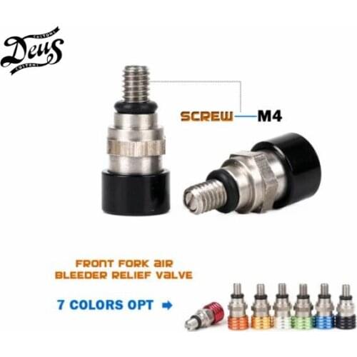 M5 Front Fork Air Bleeder Relief Valve For CR CRF YZ YZF WR WRF DRZ RMZ KX KLX KXF 250 450 MX Dirt Bike Motorcycle Motorcross