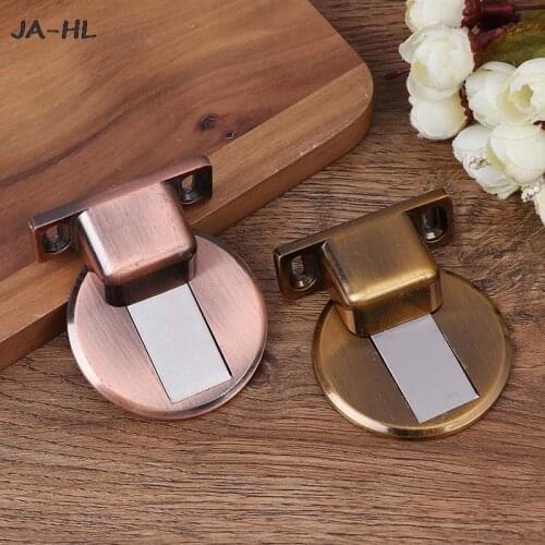 Adhesive Tape Door Holder Stopper Invisible Doorstop Wall Floor Mount Safety Catch Gate Resistor Doorstop Door Holder Punch Free