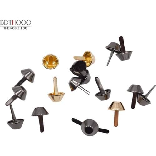 100 12mm Metal Rivets DIY Ornament Shackles Shoes at the bottom of the bag accessories Nails Hardware Rivets Accessories Part