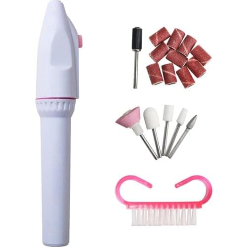 Nail Drill Kit Manicure Pedicure Grinding Polishing Nail Art Sanding File Pen Tools Machine