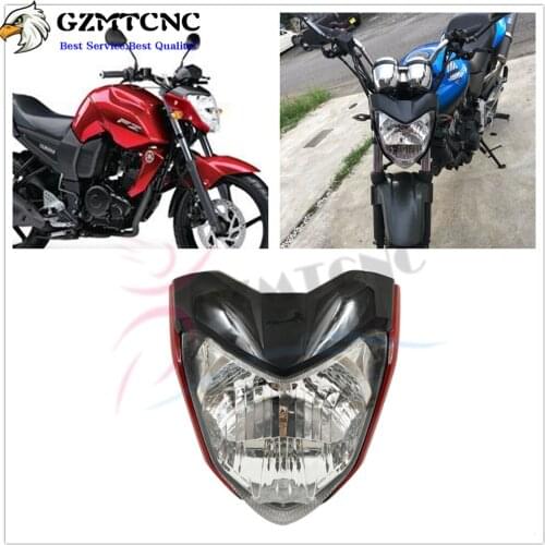 3 Color Motorcycle FZ-16 Front Headlight Head Lighting with Bulb Bracket Assembly for Yamaha FZ16 YS150 FZER150 Headlamp Lamp