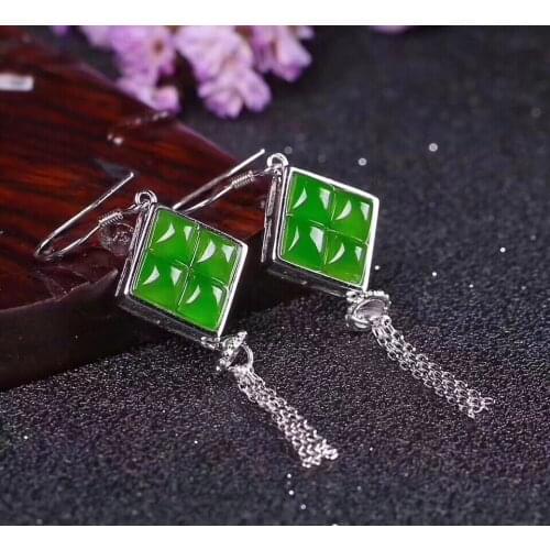 Rare Beautiful White Shell pearl long Teardrop Gold color hook earring