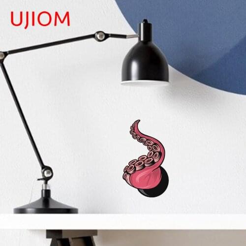UJIOM Octopus Tentacle Living Room Decoration Wall Stickers Refrigerator Air Conditioning Decorative Decals Kitchen Decor Poster