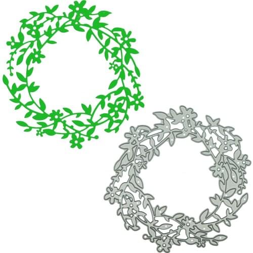 Vine Plant Leaf Pattern Cutting Dies Scrapbooking For Handmade Photo Album Card Decorative Paper Metal Cutter