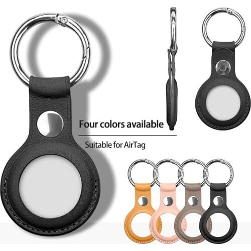 Protection Cover For AirTags Protective Leather Case Sleeve Anti-scratch Anti-lost Protector Shell For Air Tags Locator Tracker