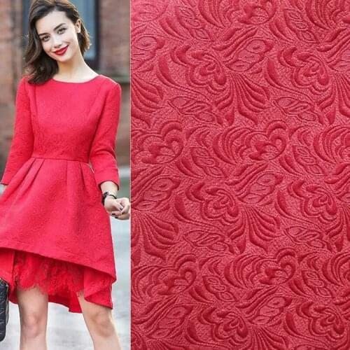 Hot Sales 2YDS Brocade Fabric Damask Jacquard America style Costume Good Quality Butterfly Jacquard Lace Fabric