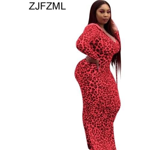 Serpentine Snake Print Long Sleeve Hooded Maxi Dress Autumn Clothing for Women Vintage Fashion High Waist Night Club Party Dress