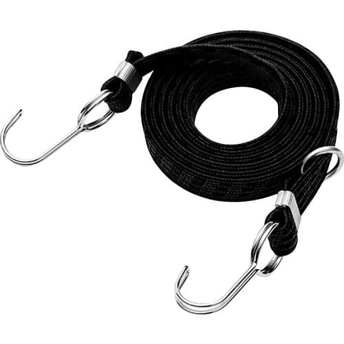 1Pcs Bike Luggage Tied Rope Stacking Banding Bungee Elastic Cord Strap For MTB Motorcycle Bicycle Fixed Band Hook Elastic rope