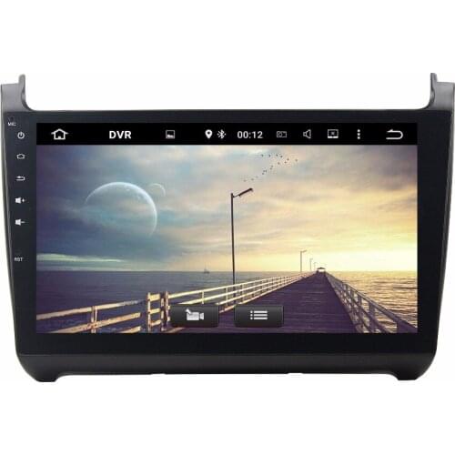 10.1" 2 Din Android 9.0 Car Radio For VW POLO 2015 Car Multimedia Player With Canbus 8 Core Car Stereo Car Audio 1024*600 DSP