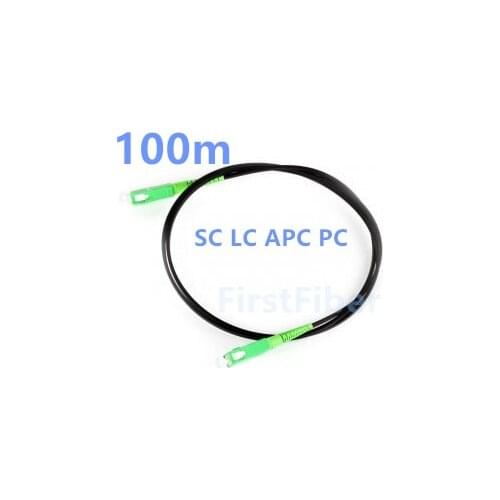 100m SC LC APC PC FTTH Drop Fiber Patch Cable, Butterfly Patch Cord, Jumper for Outdoor & Indoor Situation